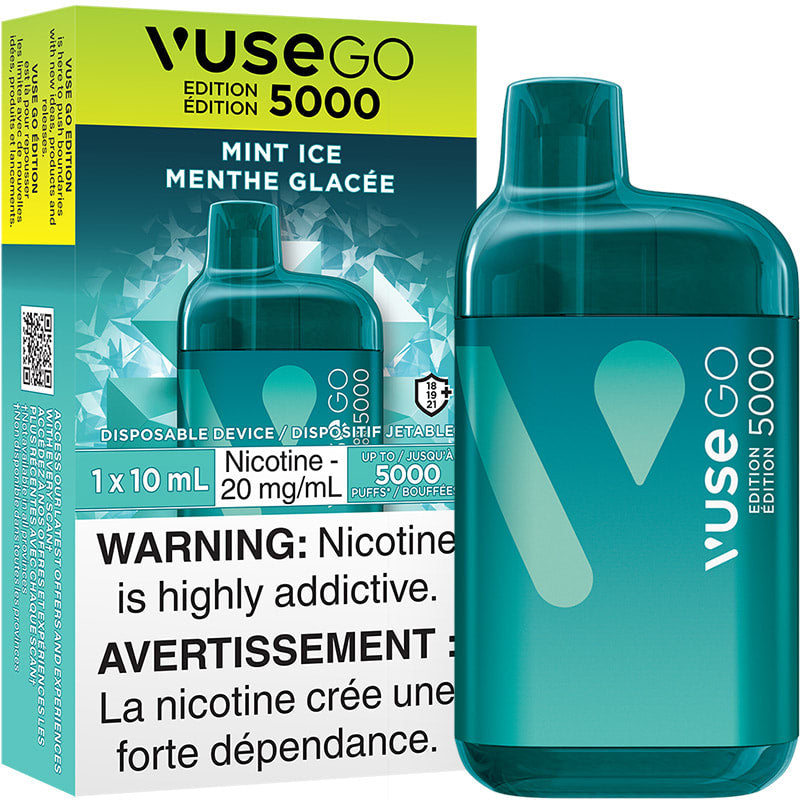 Vuse Go 2.0 5000 Mint Ice 20mg Disposable (Provincial) Lisgar Vape Shop Vuse Go 2.0 5000 Mint Ice 20mg Disposable (Provincial) Lisgar Vape Shop