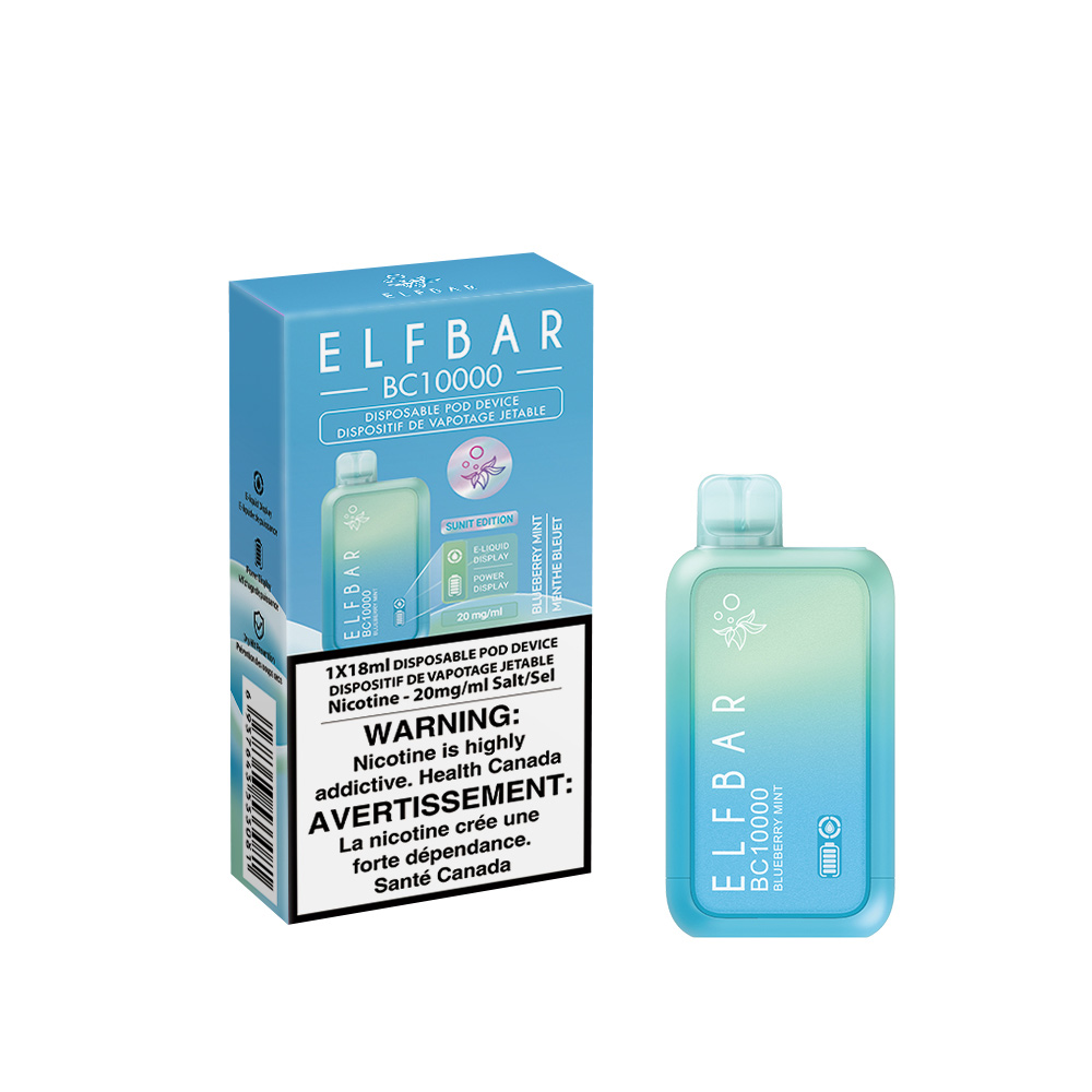 Elfbar BC10000 Blueberry Mint 20mg disposable provincial