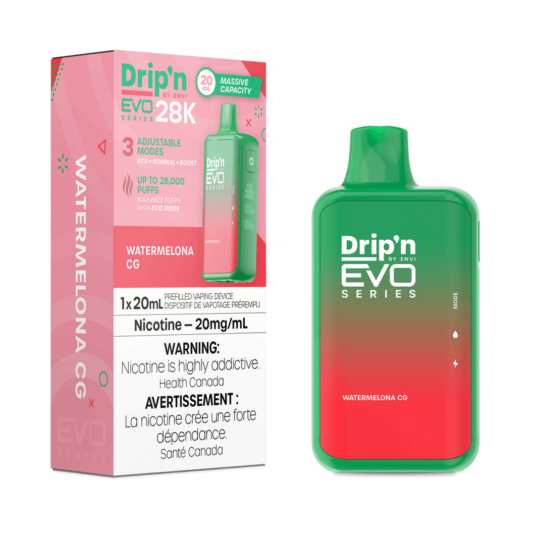 Drip‘n watermelon CG 28k puffs disposable