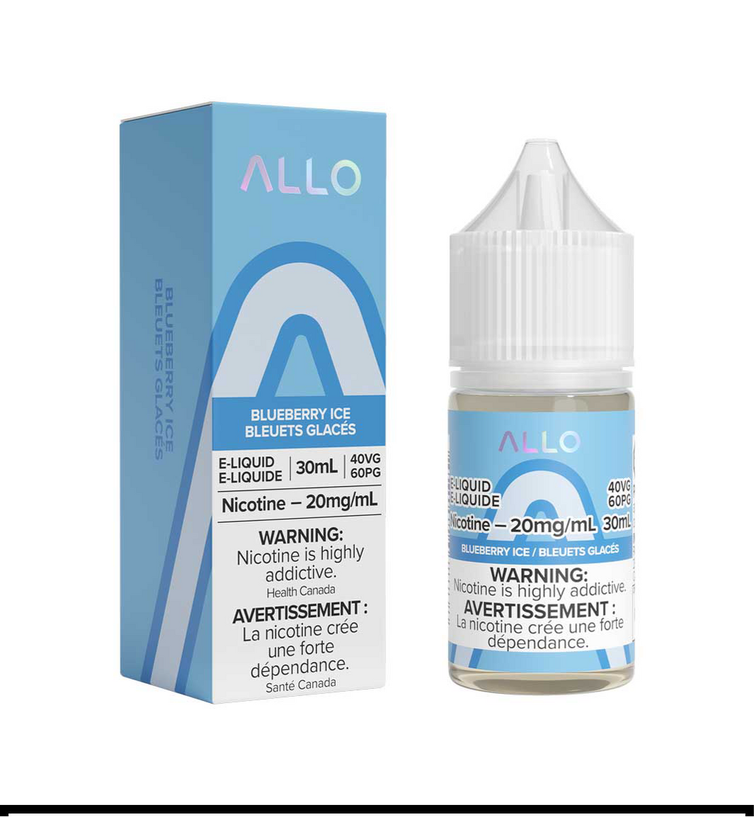 Allo e-liquid Blueberry Ice 20mg/mL 30mL