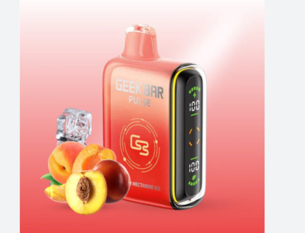 Geek bar pulse9000 Peach Nectarine Ice 20mg disposable (provincial)
