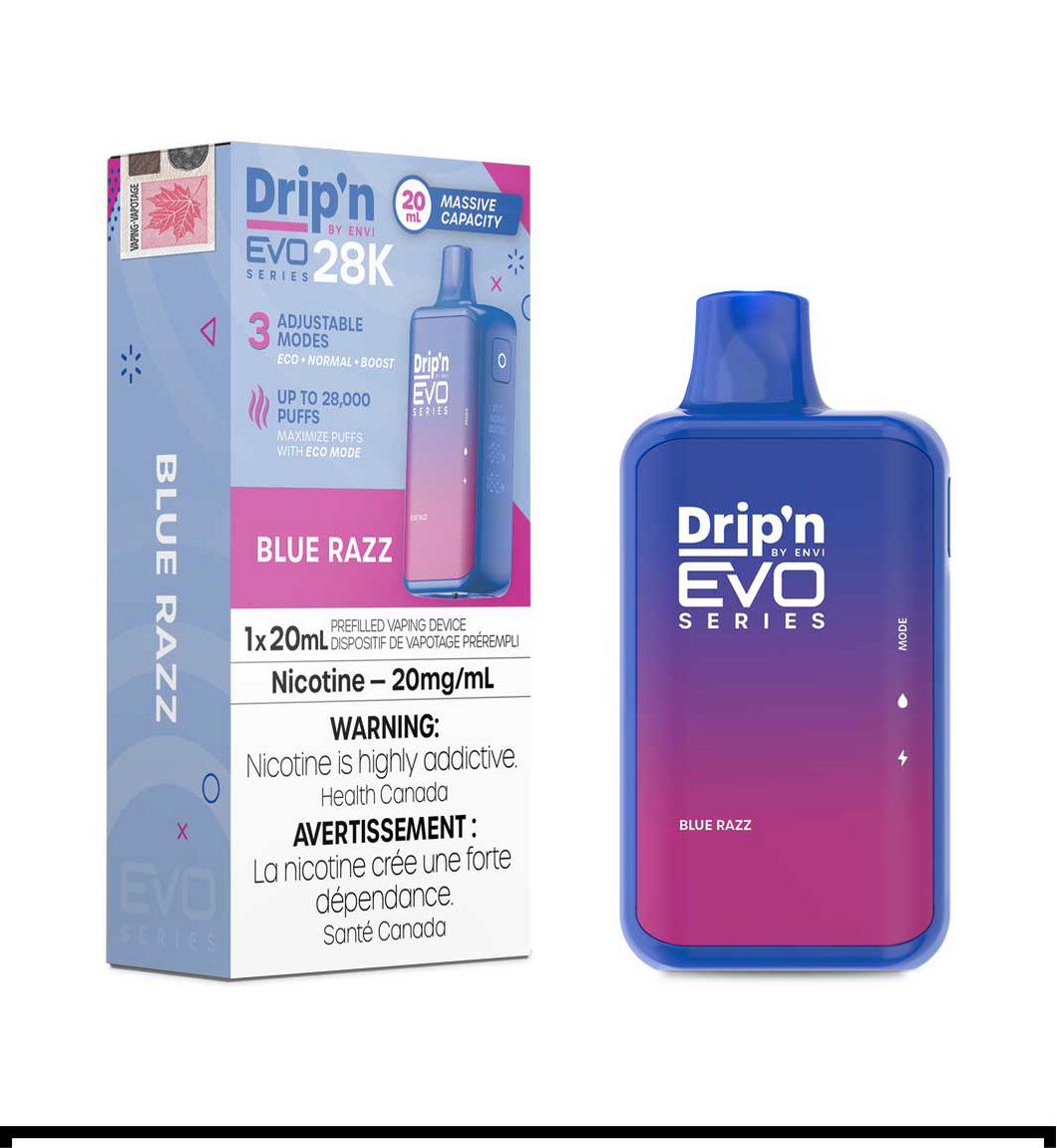 Drip‘n Blue Razz 28k puffs disposable 20mg (provincial)