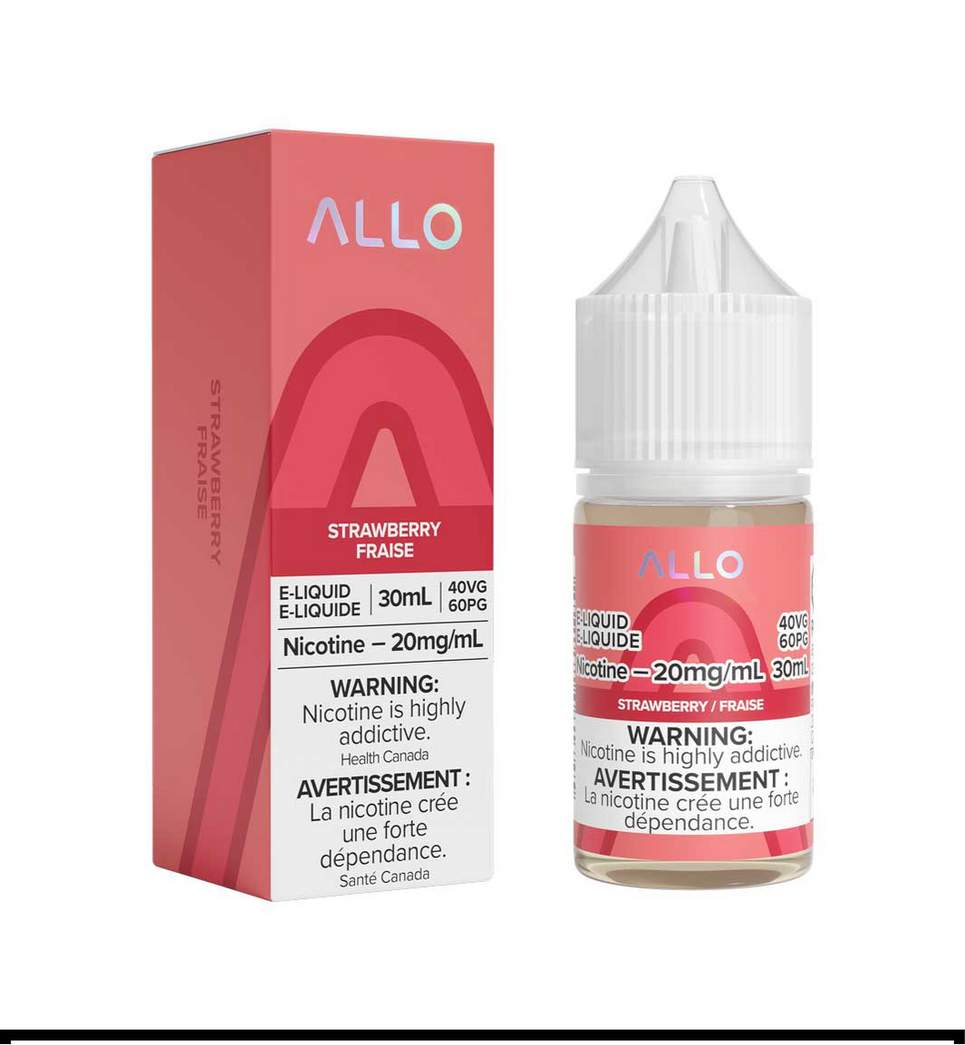 Allo e-liquid Strawberry 20ml/ml 30ml