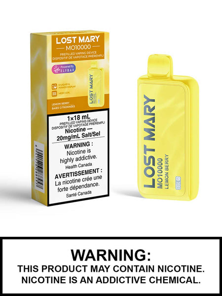 Lost Mary mo10000 lemon berry 20mg disposable