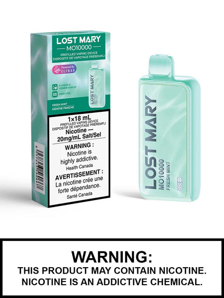 Lost Mary mo10000 fresh mint 20mg disposable