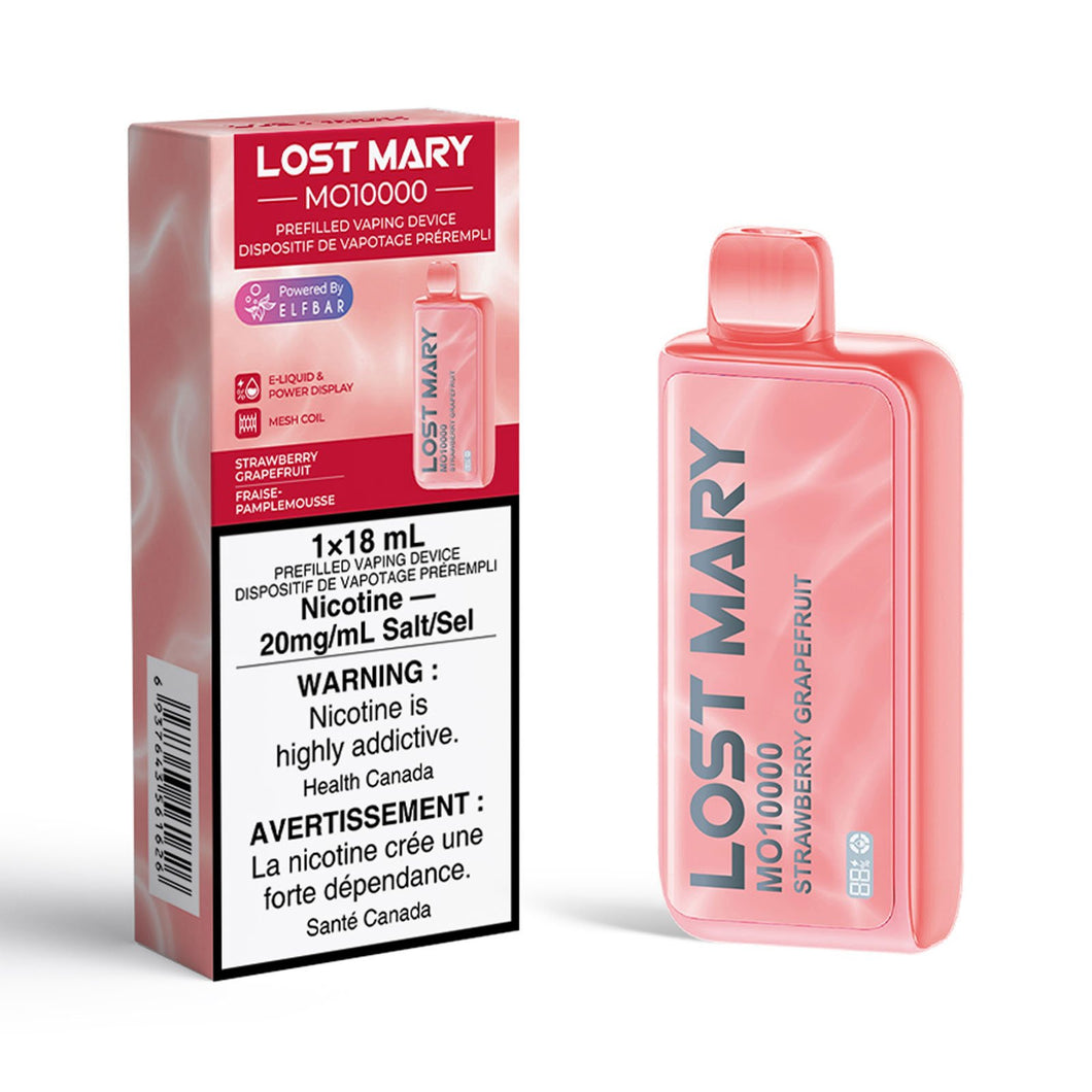 Lost Mary mo10000 strawberry grapefruit 20mg disposable