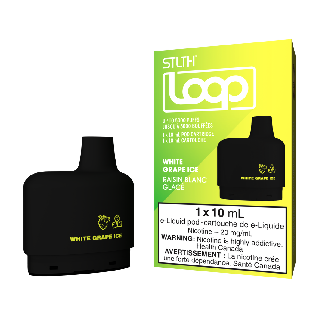 Stlth loop pod white grape ice 20mg