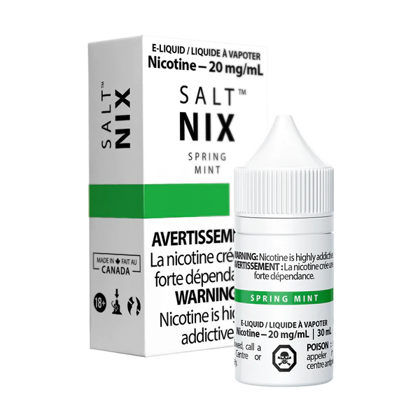 Salt Nix E-Liquid Spring Mint 10mg 30ml