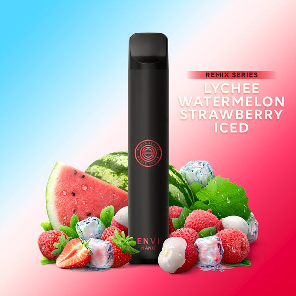 Envi boost lychee watermelon strawberry iced 20mg disposable