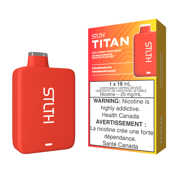 Stlth titan 10k puffs strawnana ice 20mg disposable