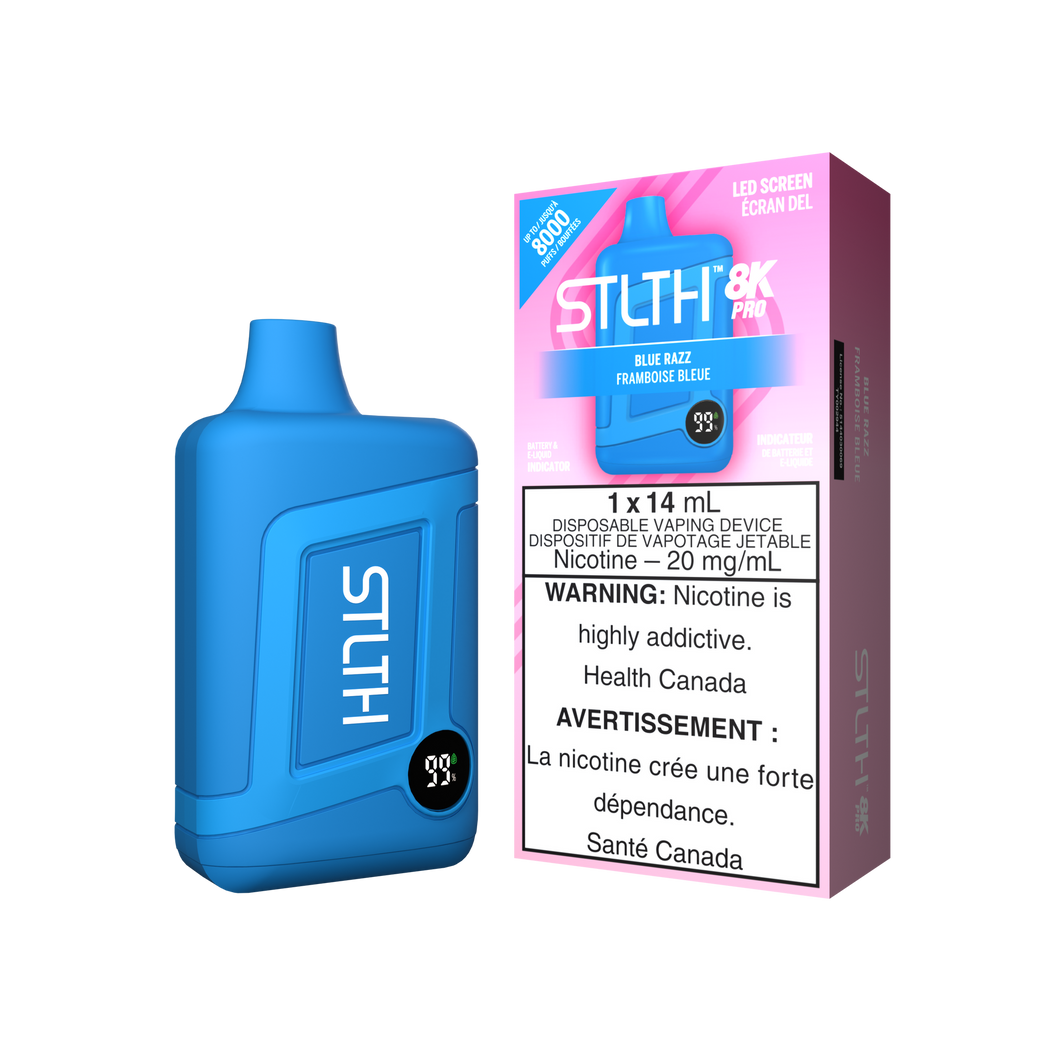 Stlth 8k pro blue razz 20mg disposable