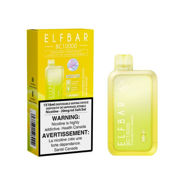 Elfbar BC10000 strawberry banana 20mg disposable