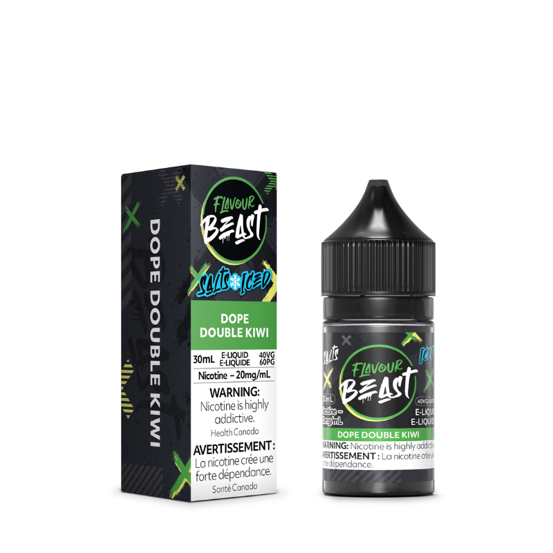 Flavour beast e-liquid Dope Double Kiwi Iced 20mg/ml 30ml provincial