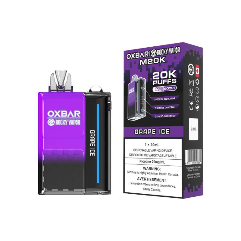 Oxbar M20k Grape Ice 20mg/ml disposable