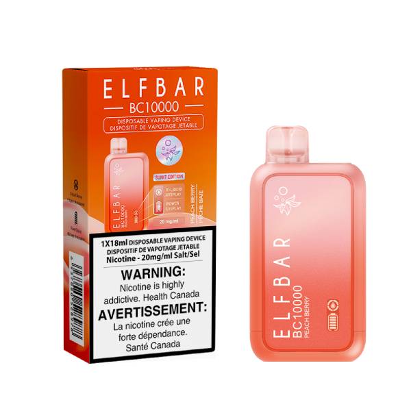 Elfbar BC10000 peach berry  20mg disposable