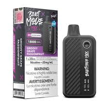 Flavour Beast Mode Max Groovy Grape Passionfruit Iced 18k puffs disposable provincial