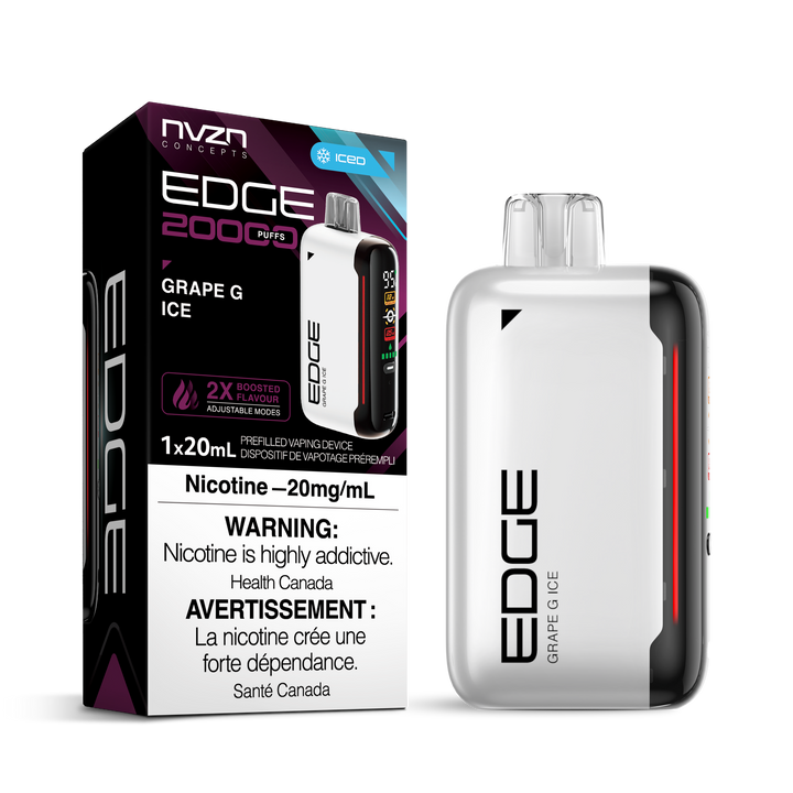 Edge 20k puffs grape g ice disposable