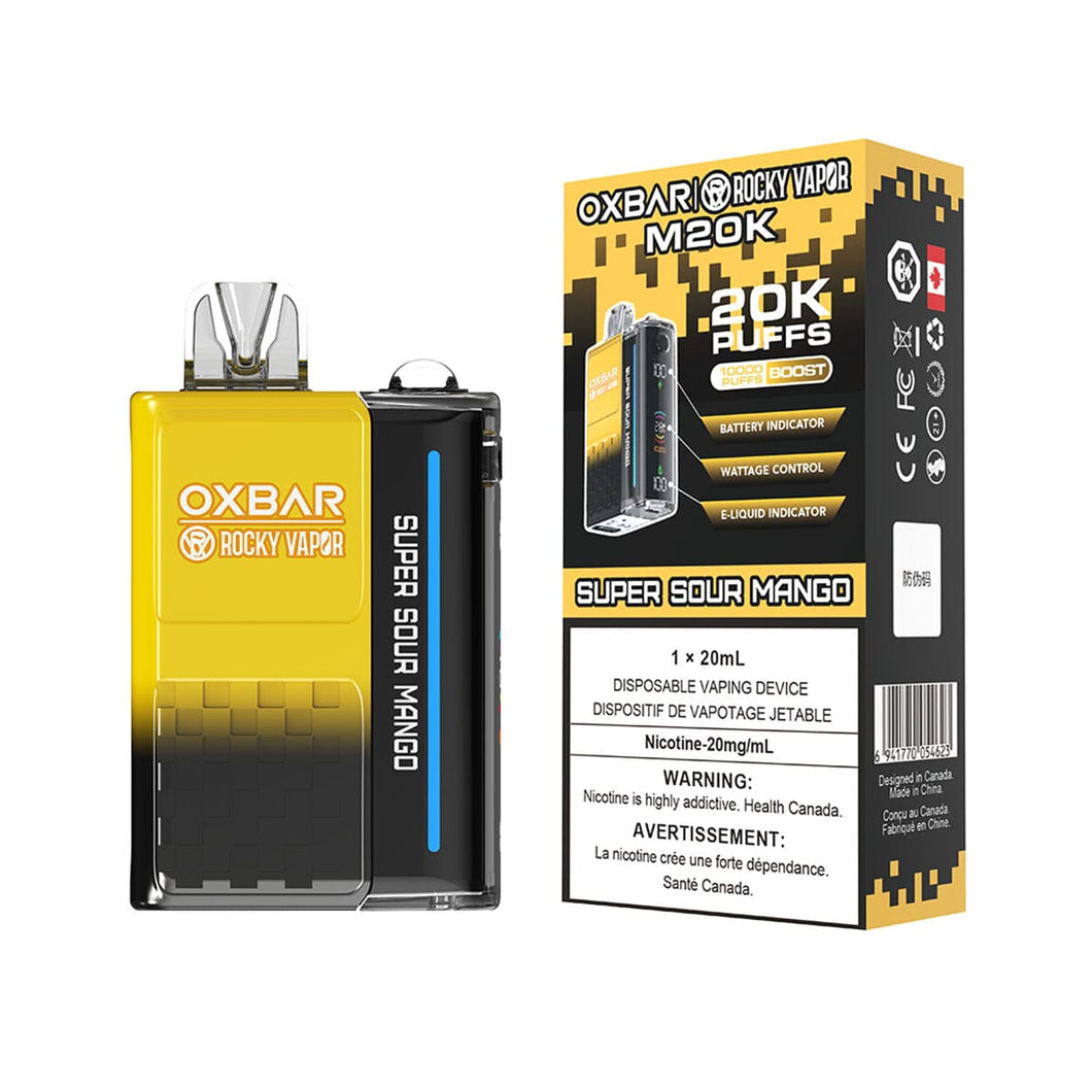 Oxbar M20k Super Sour Mango  20mg/ml disposable provincial