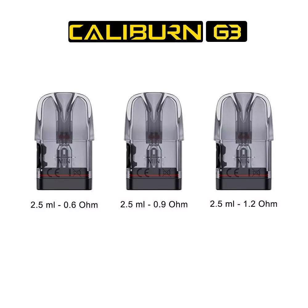 Caliburn G3 replacement pod 1.2ohm 4/pk