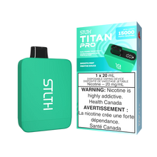 Load image into Gallery viewer, Stlth titan pro 15k puffs Smooth Mint 20mg disposable (provincial)
