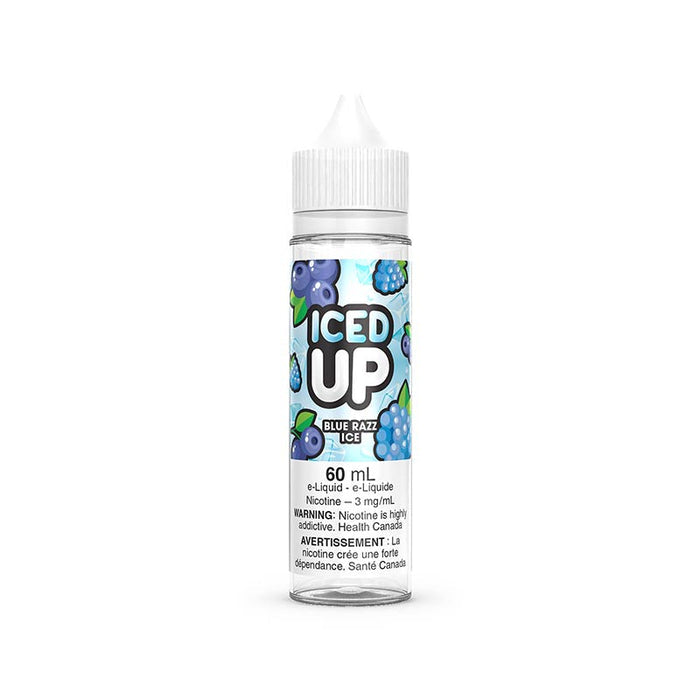 Iced up e-liquid blue razz ice 12mg 60ml provincial