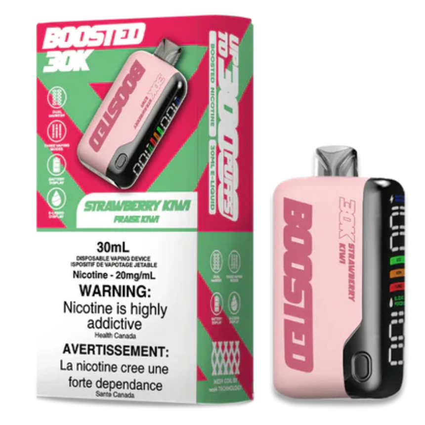 Boosted 30k Strawberry Kiwi 20mg disposable provincial