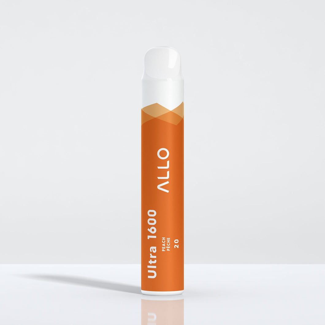 Allo Ultra 1600 Peach 20mg/ml Disposable Provincial