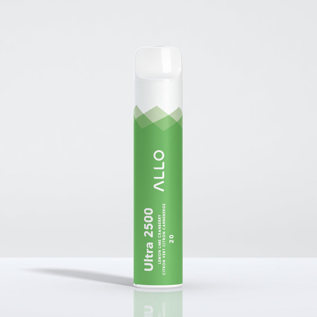Allo Ultra 2500 Lemon Lime Cranberry 20mg/ml Disposable Provincial