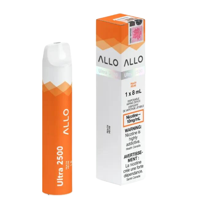 Allo Ultra 2500 Peach 10mg/ml Disposable Provincial