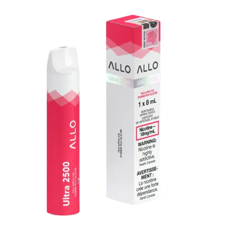 Allo Ultra 2500 Fuji Apple Ice 10mg/ml Disposable Provincial