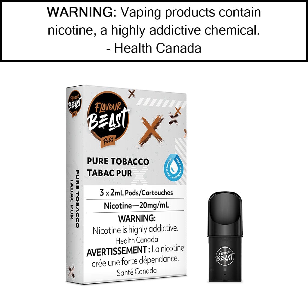 Flavour beast pods pure tobacco 20mg