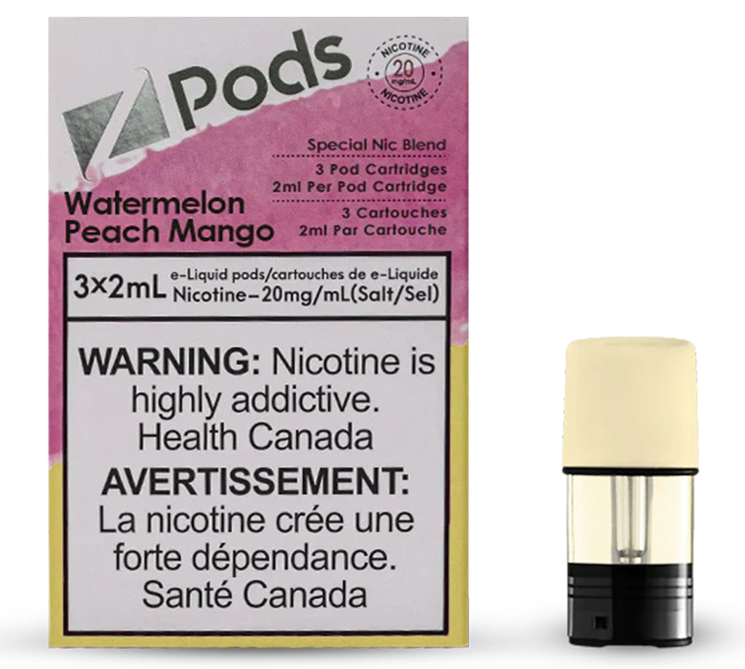 Z pods watermelon peach mango 20mg