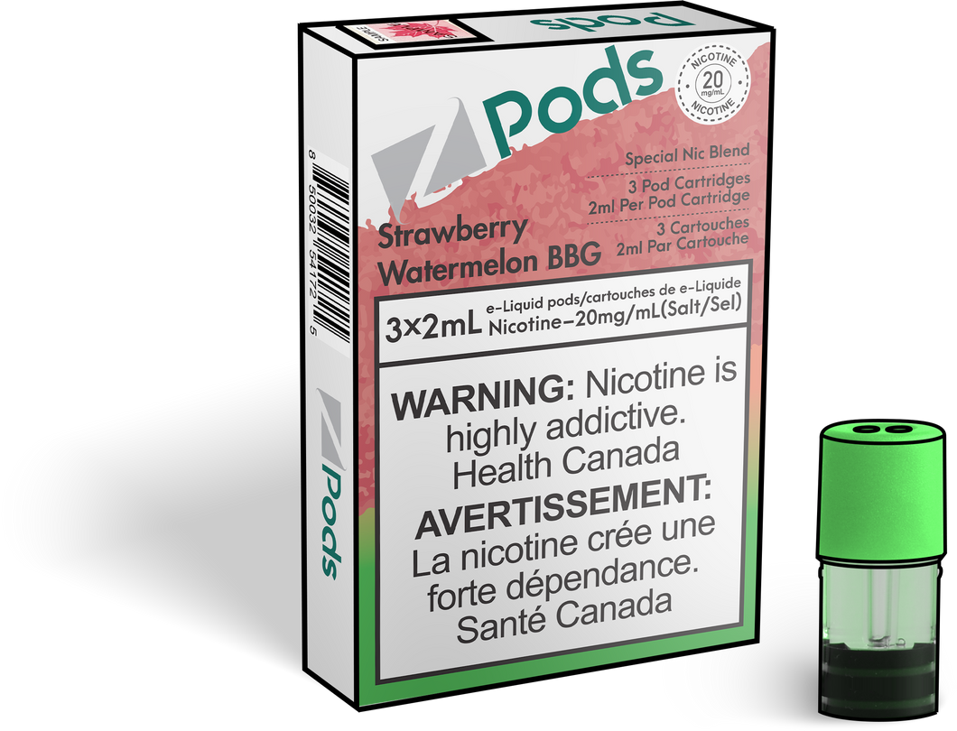 Z pods strawberry watermelon bbg 20mg