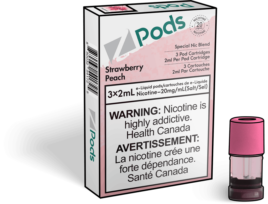 Z pods strawberry peach 20mg