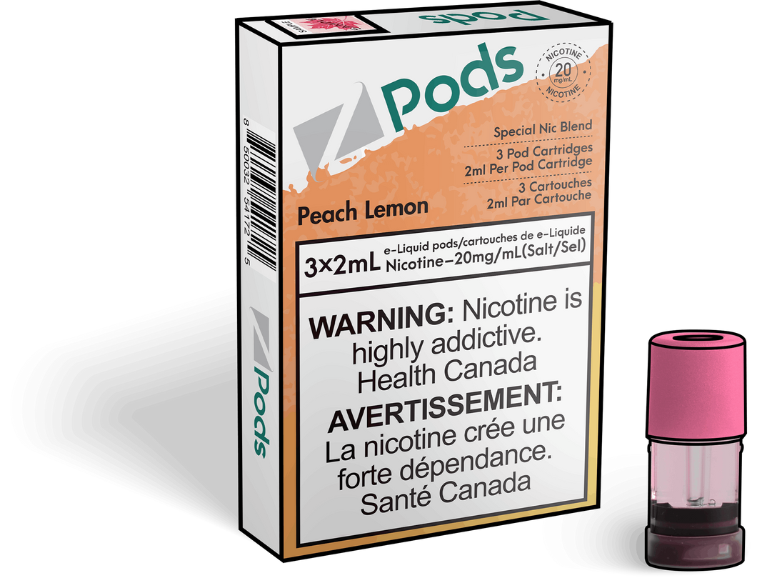 Z pods peach lemonade 20mg