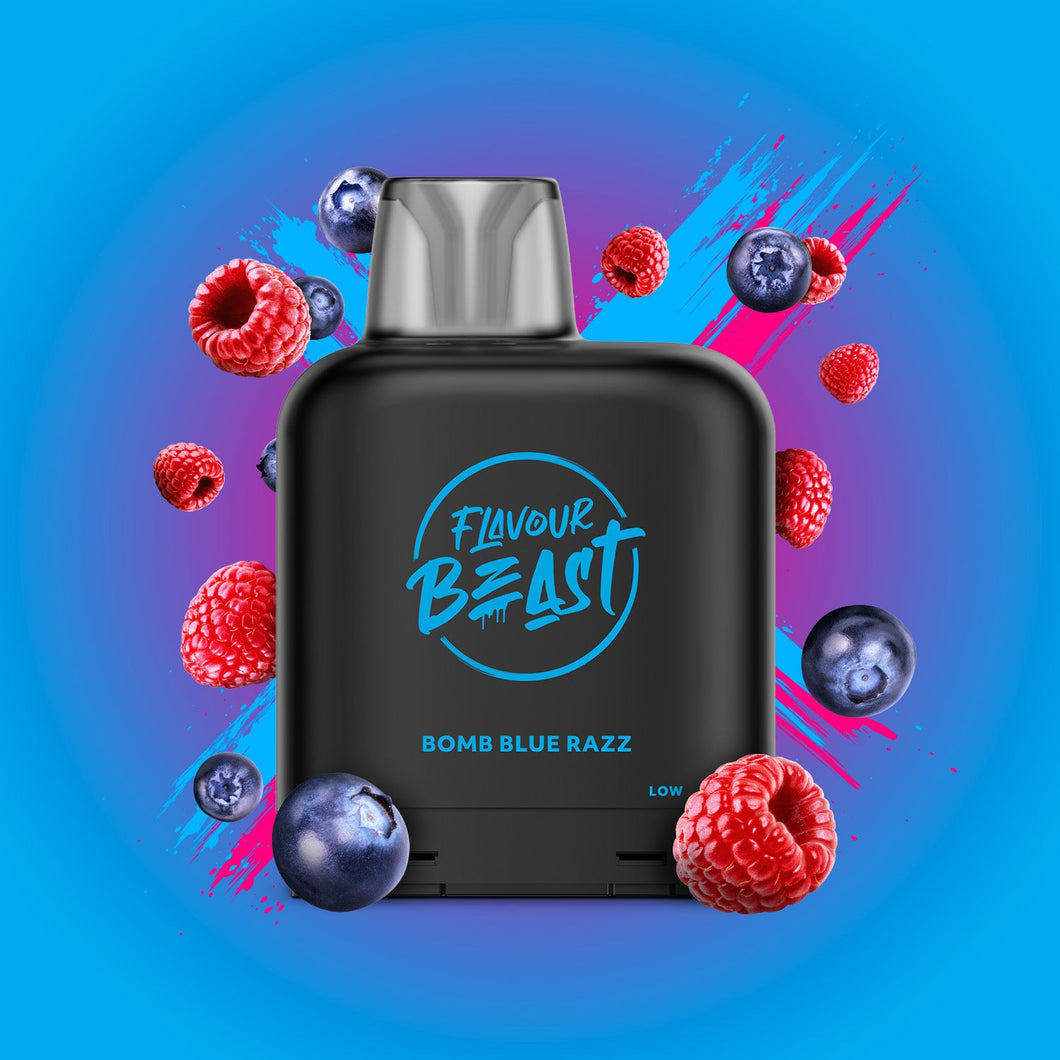 Flavour Beast Level X G2 Ultra Boost Bomb Blue Razz 50k Puffs Pod (Provincial)