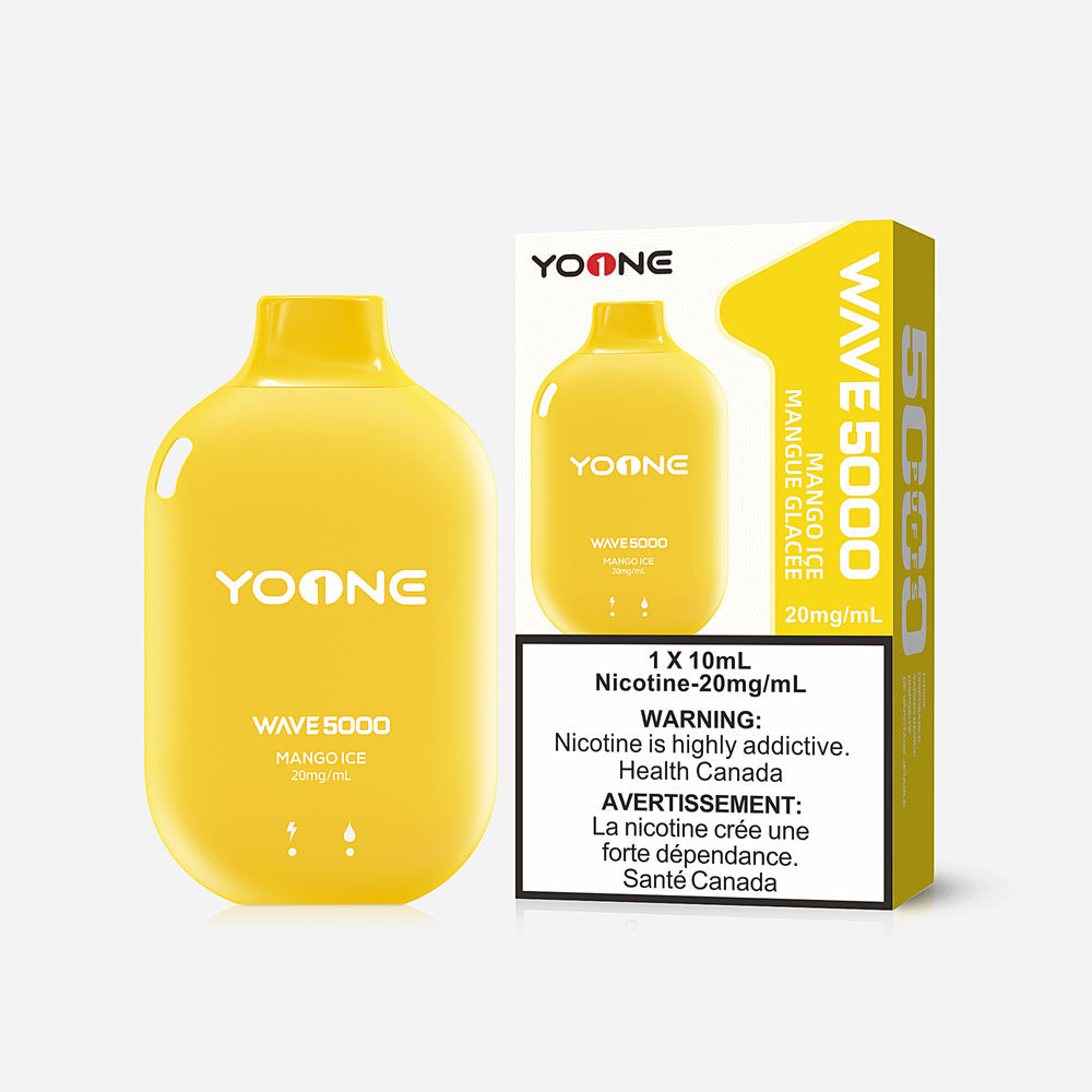 Yoone wave 5000 mango ice 20mg/mL disposable