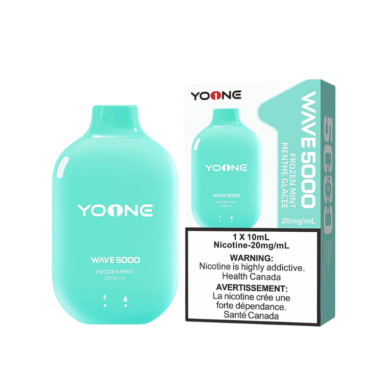 Yoone wave 5000 frozen mint 20mg/mL disposable