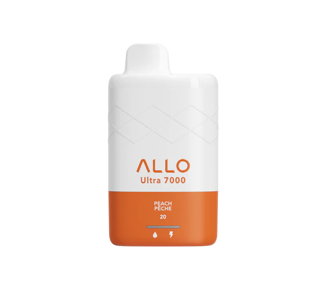 Allo ultra 7000 peach 20mg/mL disposable