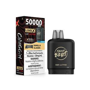 Flavour Beast Level X G2 Ultra Boost Vanilla Classic Iced 50k Puffs Pod (Provincial)