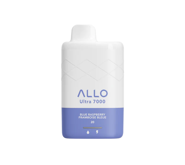 Allo ultra 7000 blue raspberry 20mg/mL disposable