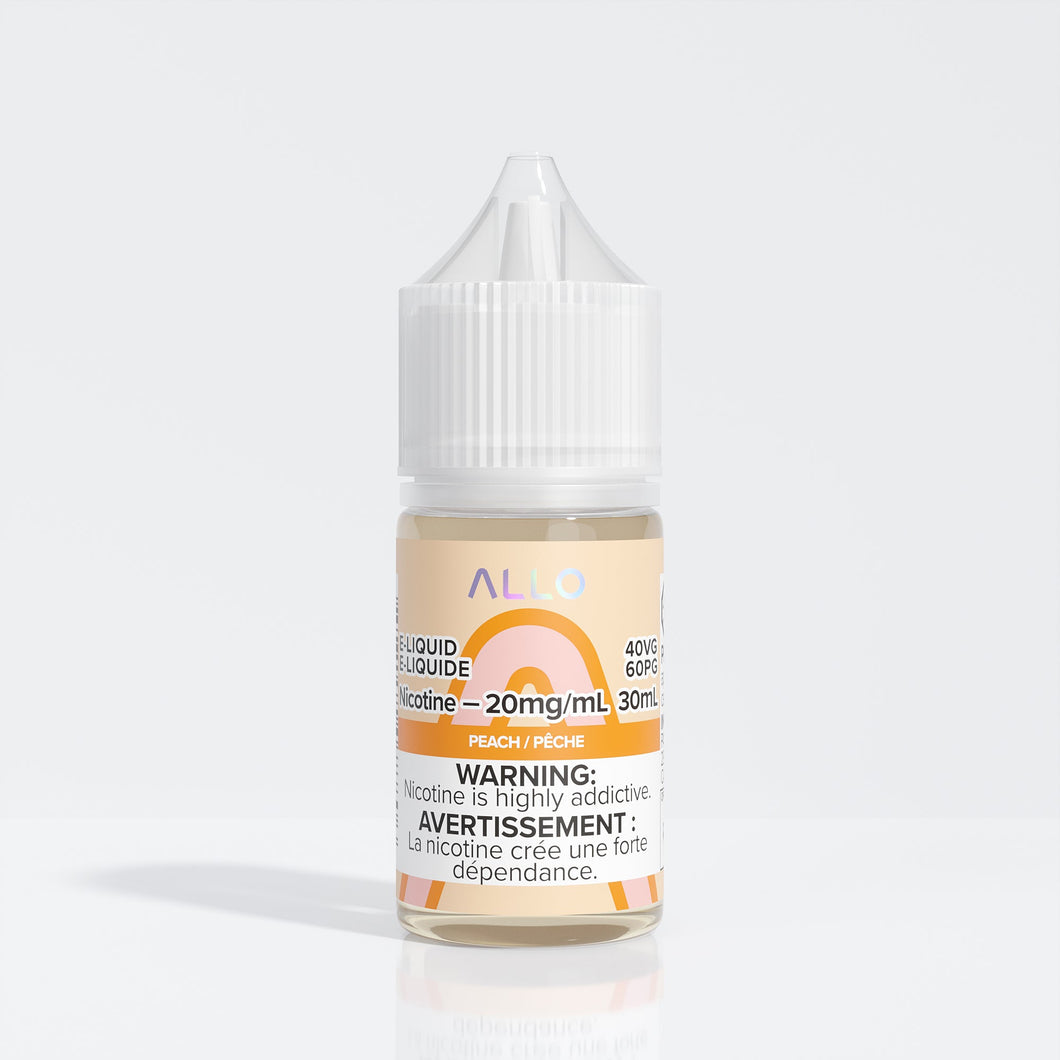 Allo e-liquid Peach 20mg/mL 30mL provincial