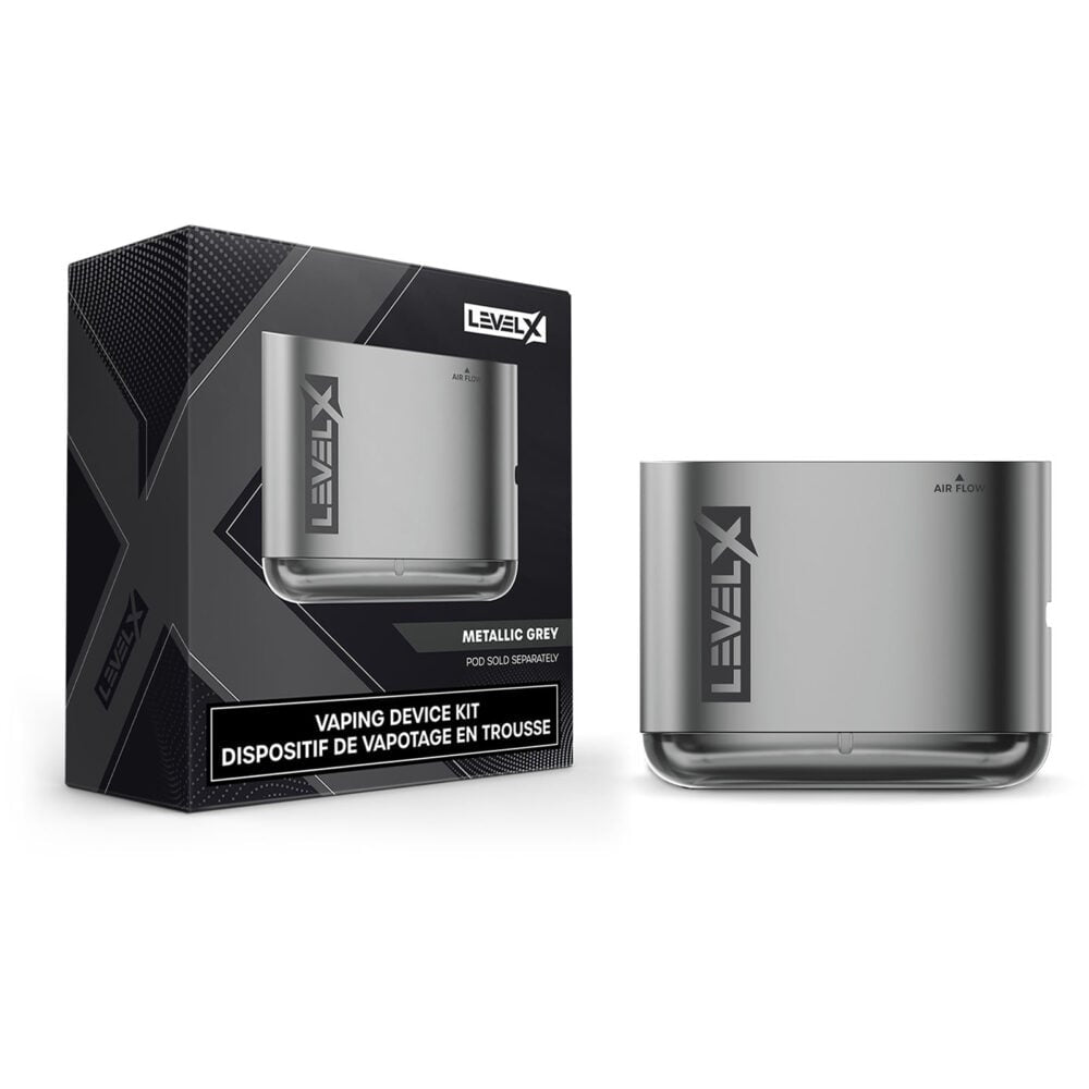 Flavour beast level x device kit metallic grey