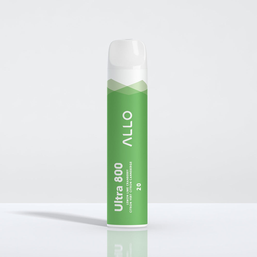 Allo Ultra 800 Lemon Lime Cranberry 20mg/ml Disposable