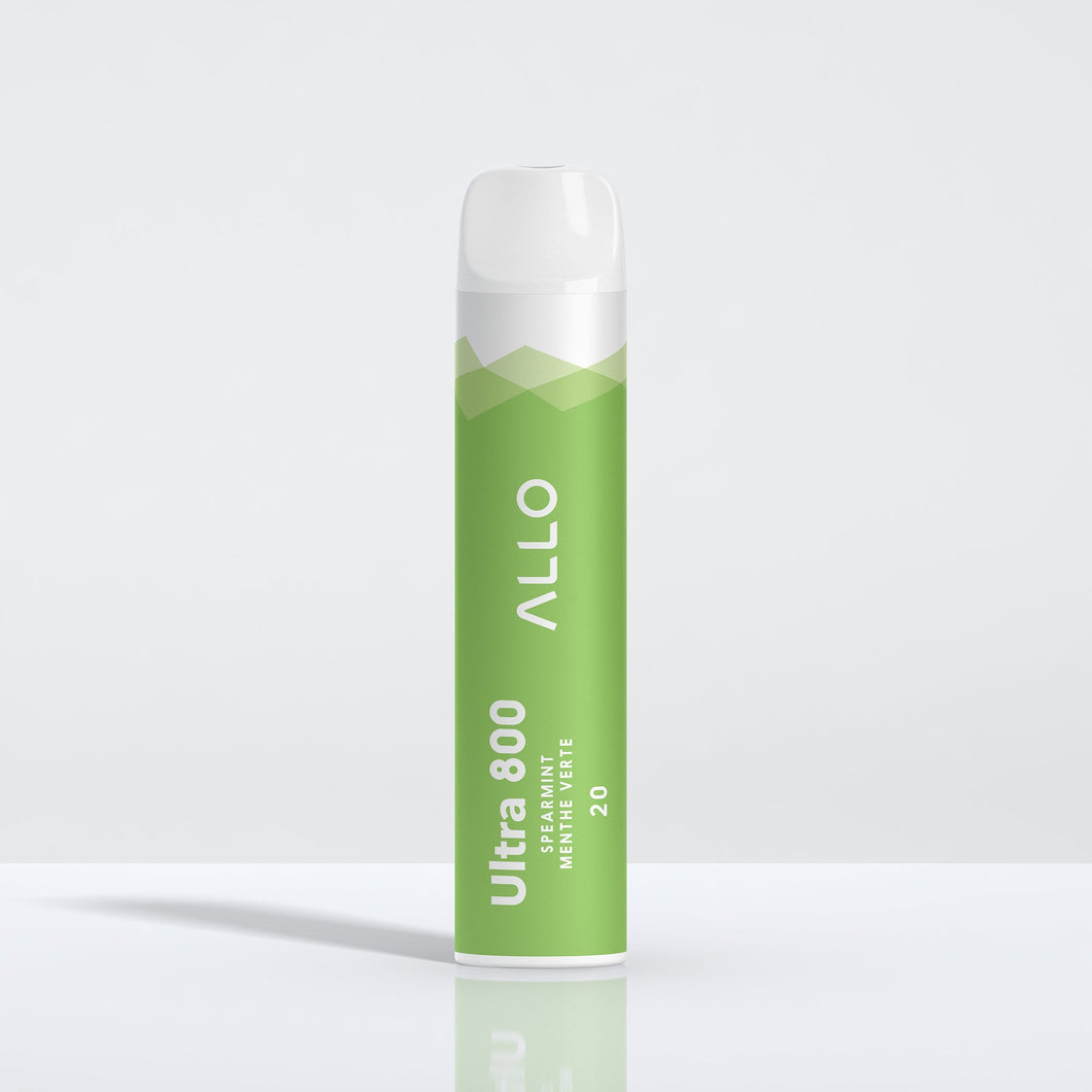 Allo Ultra 800 Spearmint 20mg/ml Disposable Provincial