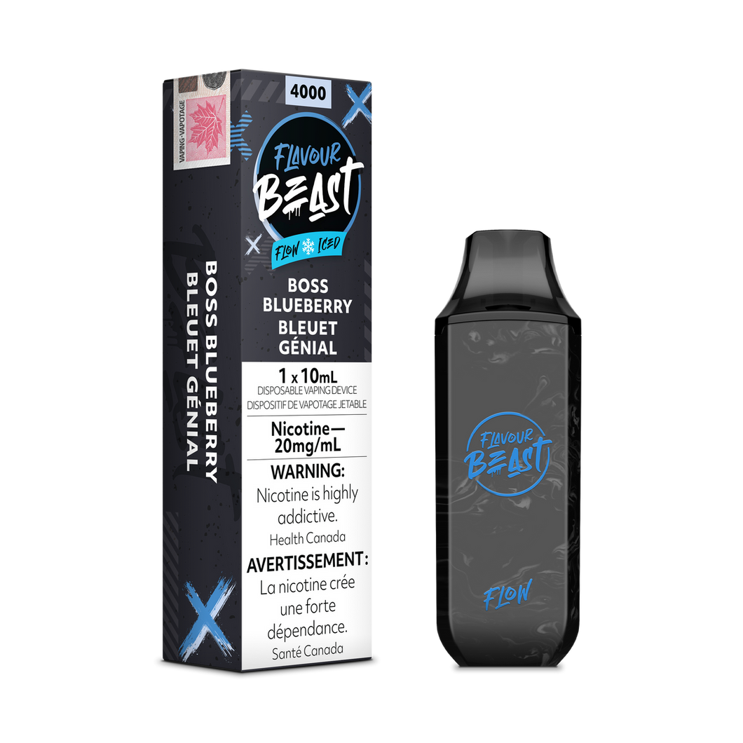 Flavour Beast 5000 Boss Blueberry Ice 20mg disposable