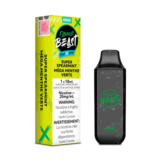 Flavour Beast 4000  Super Spearmint disposable 20mg