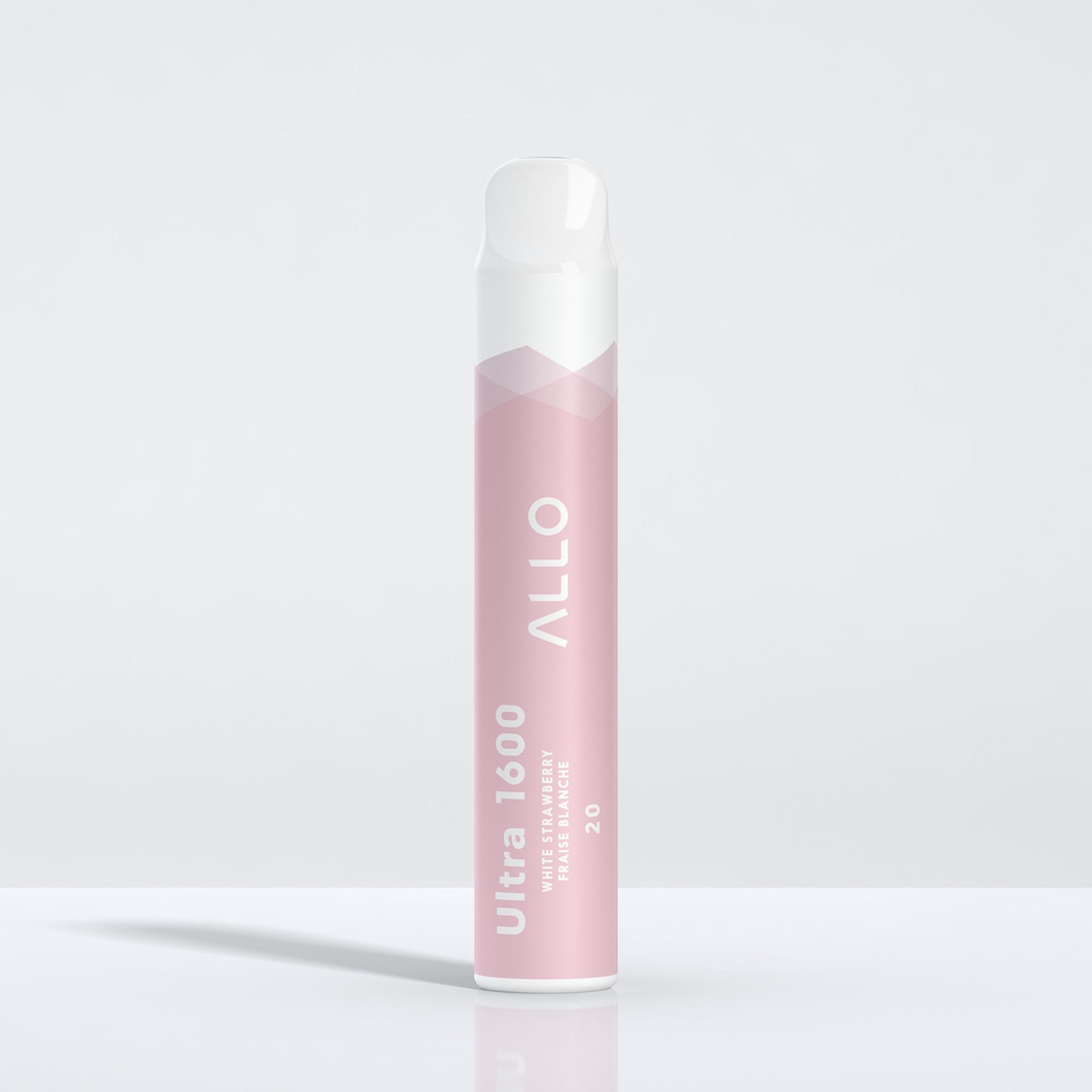 Allo Ultra 1600 White Strawberry 20mg/ml Disposable Provincial