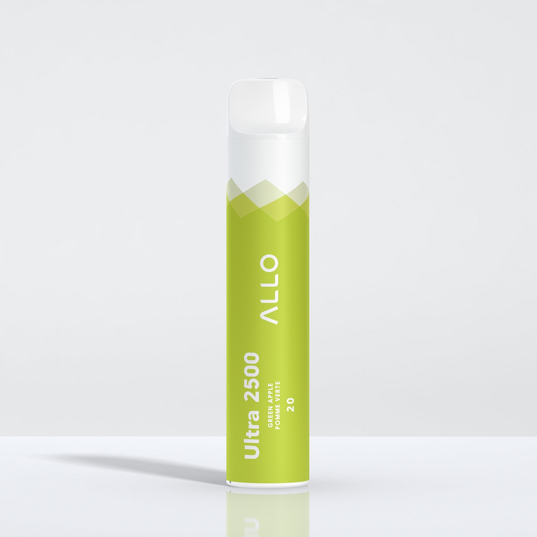 Allo Ultra 2500 Green Apple 20mg/ml Disposable Provincial