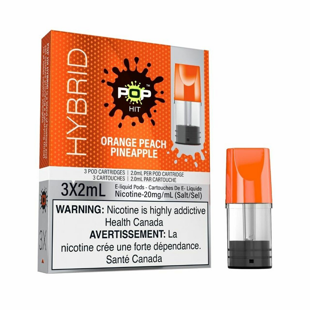 Pop hit orange peach pineapple pods 20mg